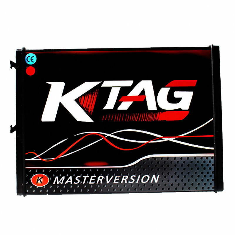 2021 الأحمر KTAG V7.020 OBD2 مدير ضبط لا الرموز استخدام K-TAG عبر الإنترنت 7.020 للسيارة/شاحنة/جرار K-TAG ECU رقاقة ضبط أداة