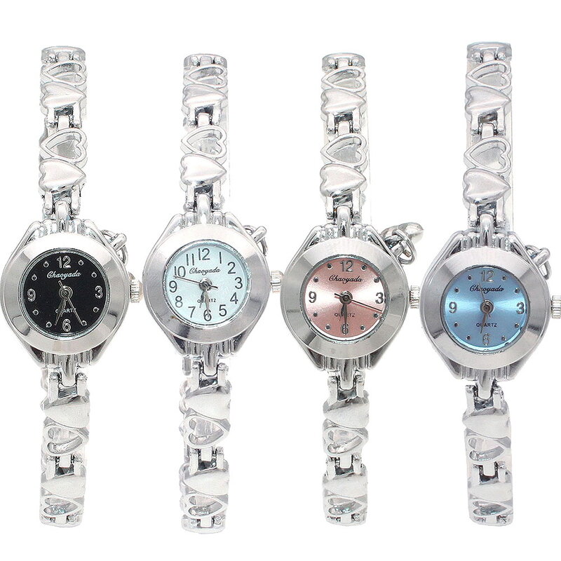 Retro Quartz Watch Classic Roman Ladies Bracelet Watches Women High Quality Silver Wristwatch Vintage Female Clock