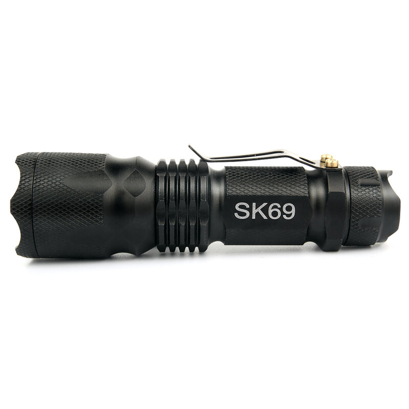 2PCS!!!Outdoor Tactical Flashlight  XPE LED Flashlights Water Resistant Torch  For Camping  3 Modes