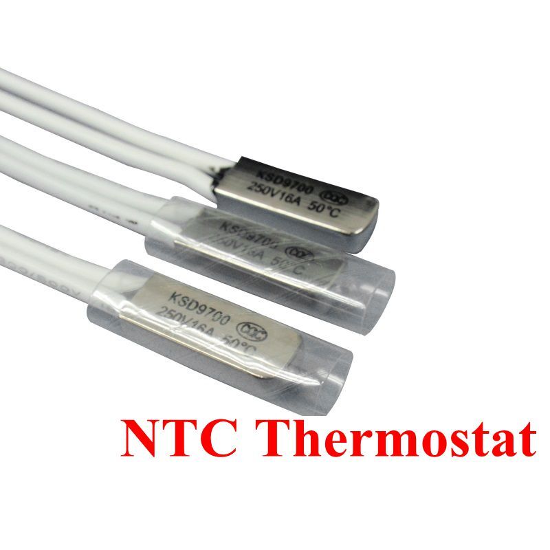 2 Stuks Thermostaat Ksd9700 10c-240c 40c 45c 50c 55c 60c 65c Bimetalen Schijf Temperatuurschakelaar N/O Thermische Beschermgraad Celsius