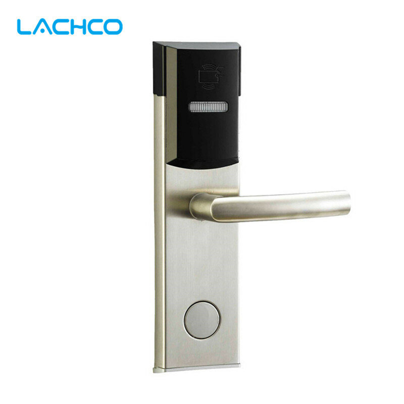 LACHCO Porta Smart Card Serratura Elettronica Serratura Digitale Free-Style Maniglia Per Home Office Hotel Camera L16039BS