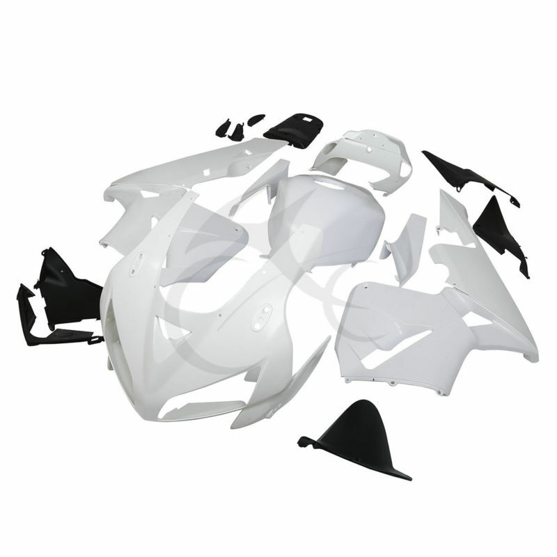 Unlackiert ABS Weiß Injection Verkleidung Kit Für Honda CBR600RR CBR 600 RR F5 03-04