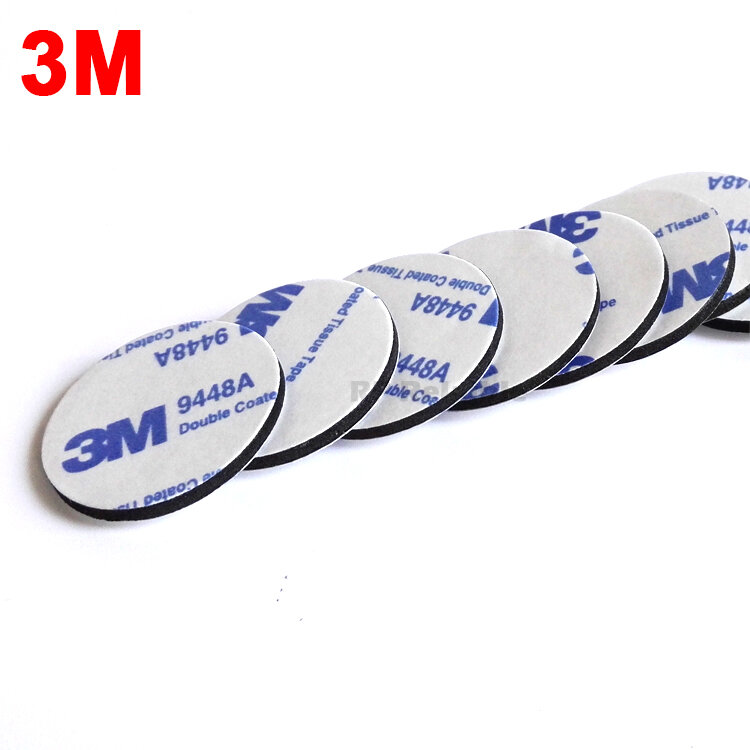 10pcs 30mm Round with 3M 9448A Glue Double Sided Adhesive EVA Foam Tape Pad Mounting Tape Auto Car Decorative Home Use