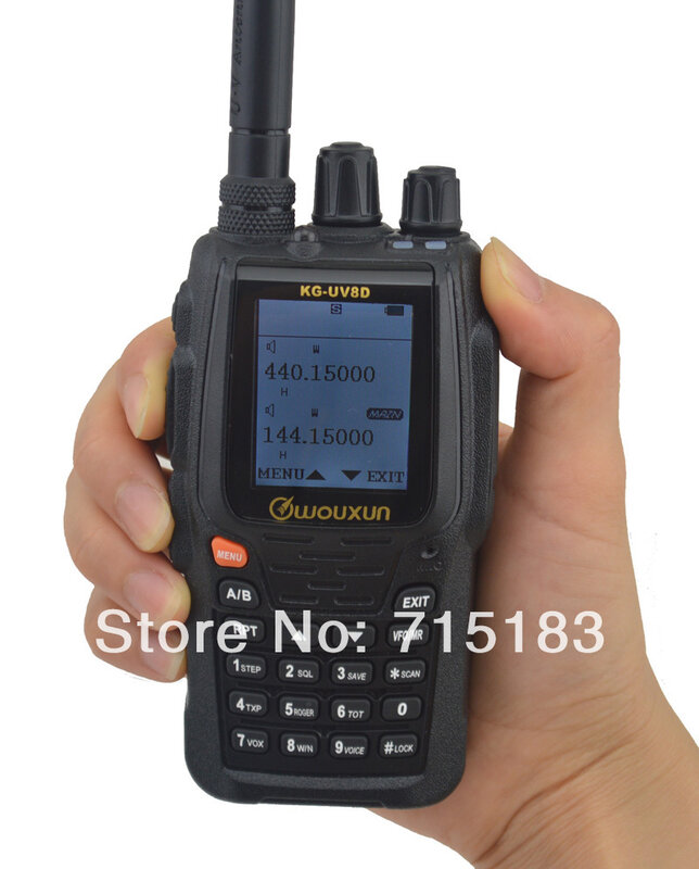 Nuovo 2015 wouxun kg-uv8d vhf e uhf dual band two-way radio originale wouxun kg UV8D 5 w portatile walkie talkie