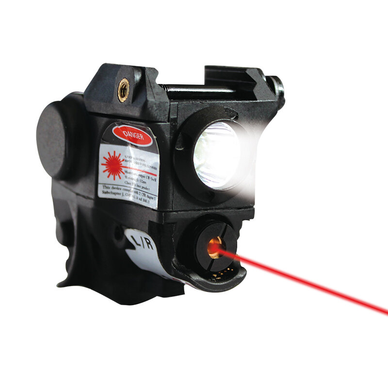 Тактический фонарик для фотосъемки с красным лазерным прицелом