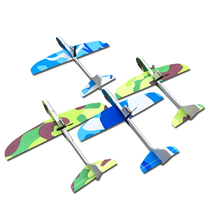 الملونة EPP رغوة اليد رمي الطائرة في الهواء الطلق إطلاق طائرة شراعية الاطفال هدية لعبة مثيرة للاهتمام اللعب