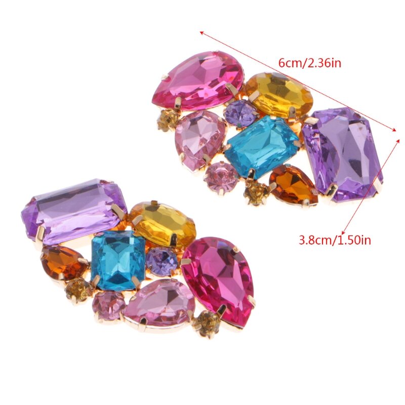 1 Paar Vrouwen Schoen Decoraties Clips Schoen Gesp Crystal Decoraties Clips Shoe Charms Accessoires Nieuwe Mode