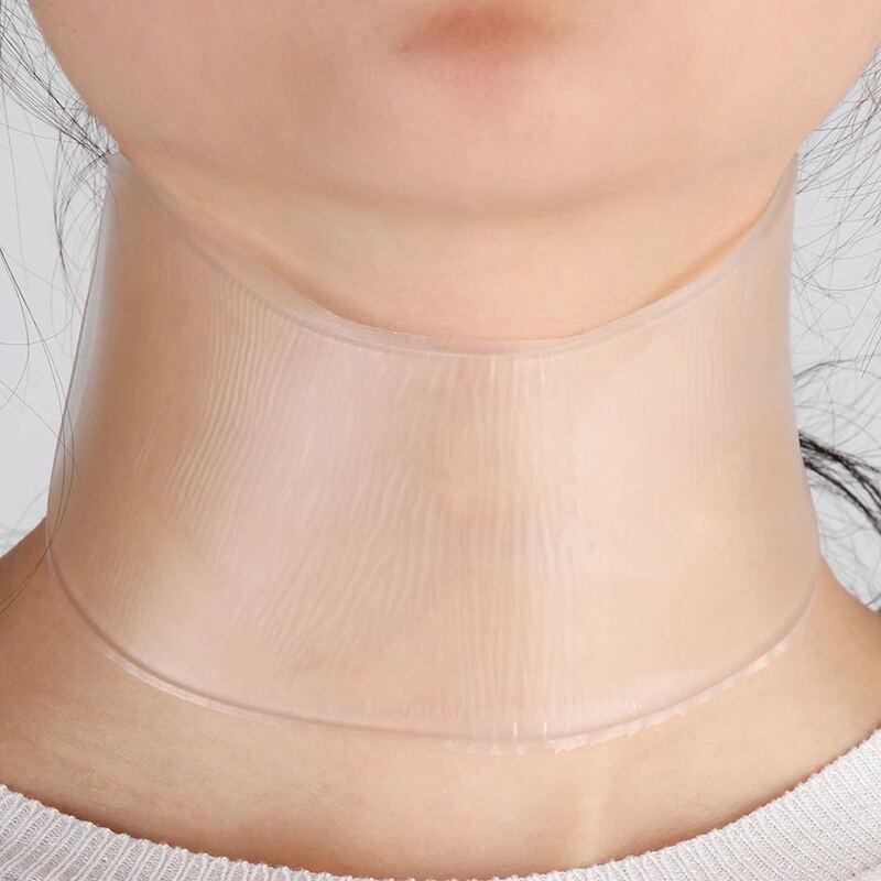 Wiederverwendbare Silikon Care Neck Pad Neck Band Falten Pads für Hals Falten Behandlung Prävention Anti Falten-entferner