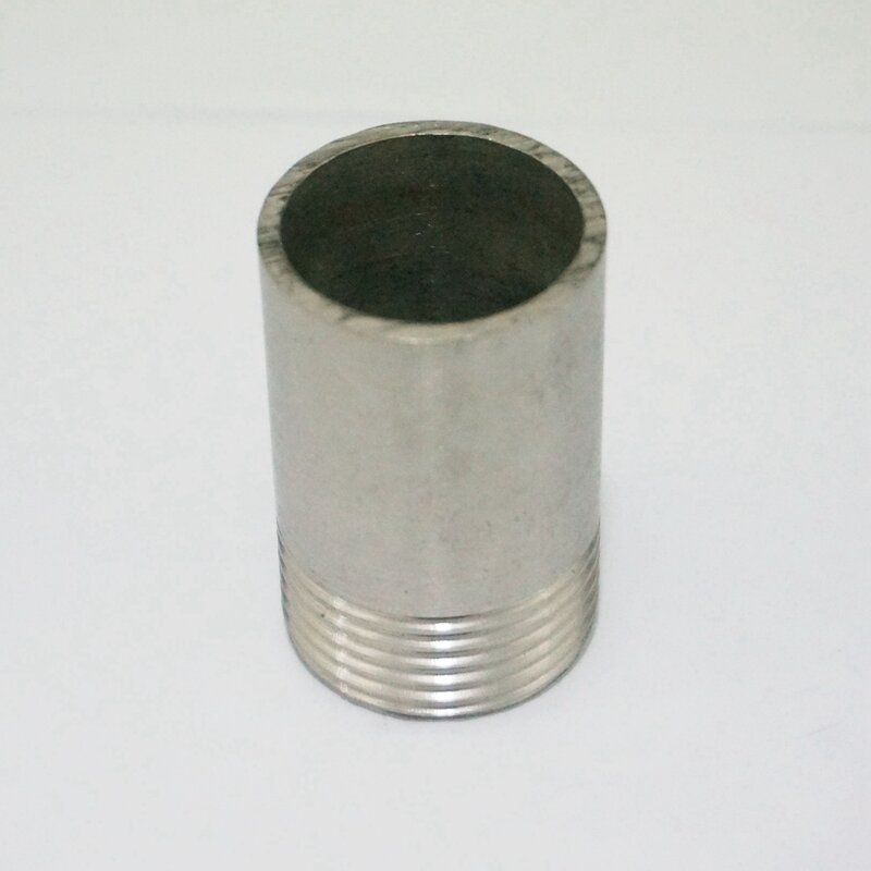 LOT2 – connecteur d'accouplement de mamelon soudé en acier inoxydable 304, 1 "BSP, longueur de filetage femelle 50mm