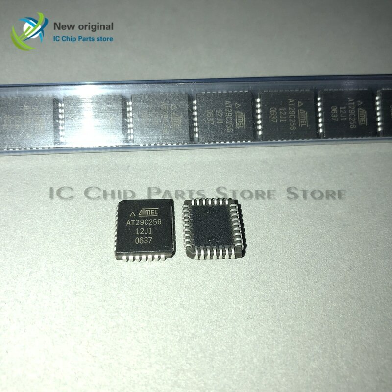 10/PCS AT29C256-12JI AT29C256 PLCC32 Integrado Chip IC Novo e original