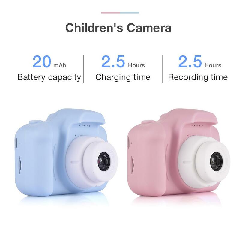 C3 niños Mini cámara niños juguetes educativos para niños regalos de bebé cumpleaños cámara digital de regalo 1080P cámara SLR de proyección