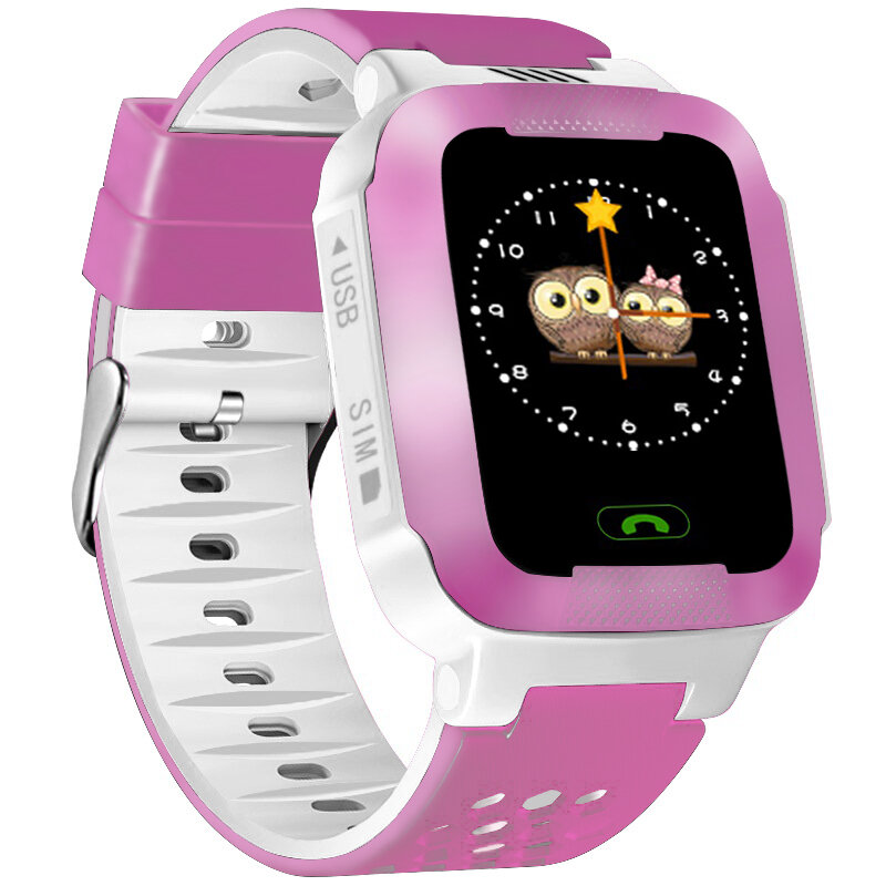 Enfants montres tracker montre SOS appel Position lampe de poche caméra enfants montres avec des cadeaux