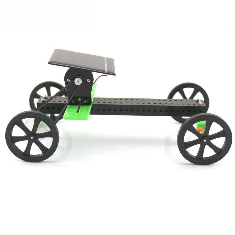 おかしいdiyソーラーおもちゃの車組み立てるキットベルト駆動車ミニ太陽エネルギー粉末おもちゃレーサー子供キッズ教育モデル