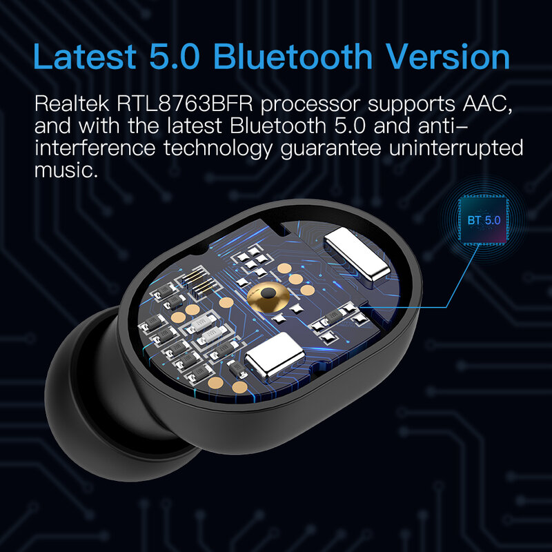 Vitu A8 tws earphones wireless Bluetooth 5.0 earphones for xiaomi bluetooth earbuds for iphone bluetooth 5.0 headsets