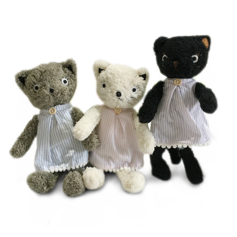 Muñecos de peluche de gatos Kawaii, animales de peluche, juguetes suaves para novia, niñas, regalos de cumpleaños y Navidad