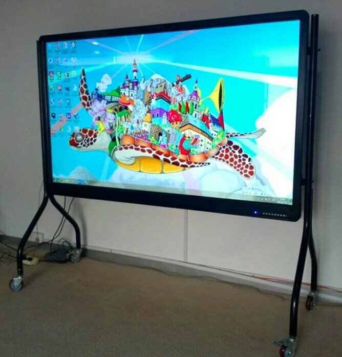 65 70 84 98 Inch LG 4K LED LCD TFT HD TV Panel Multi Sentuh Interaktif Digital Definisi Tinggi signage Kios PC Televisi