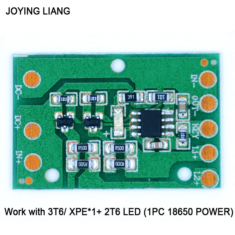 JOYING LIANG HZ-8812 LED Driving Circuit Board 3T6 XPE Headlight Lamp Function Board Portable Lighting Drive Plate Accessories