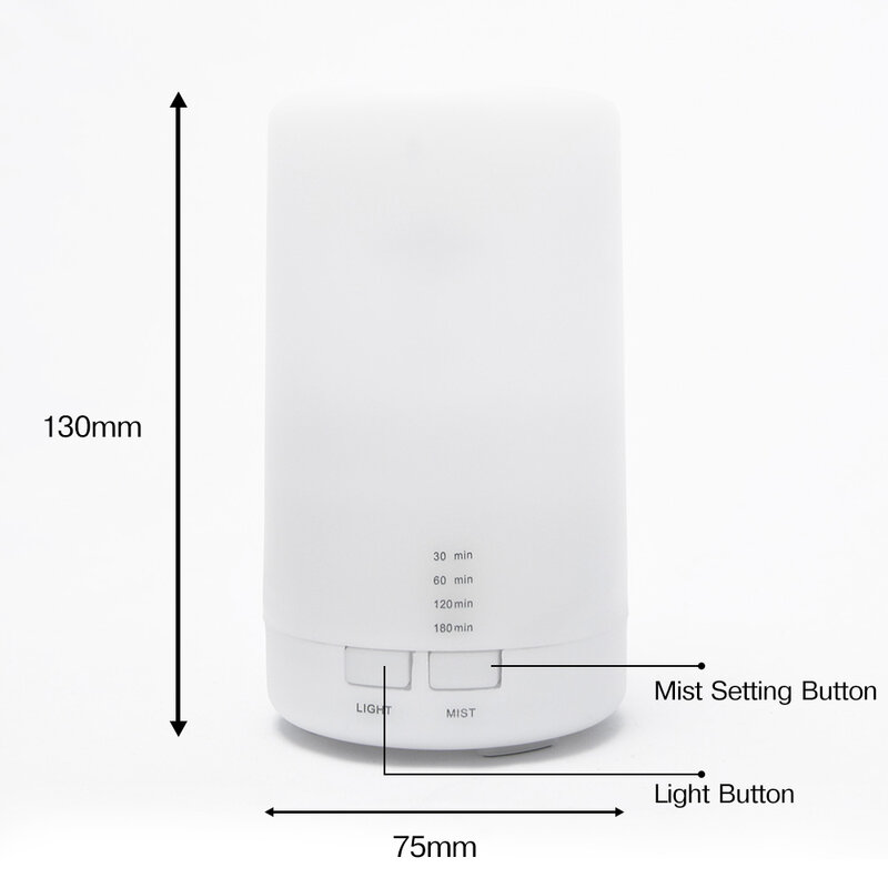 Umidificatore USB diffusore di aromi olio essenziale purificatore d'aria lampada aromaterapia distributore di odori elettrici per auto fragranza domestica