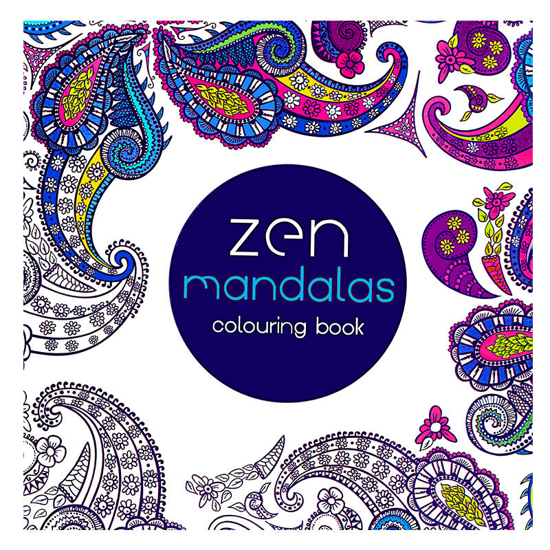 24 Páginas Mandalas Flor Coloring Book Para Crianças Adulto aliviar o estresse Kill Time Graffiti Pintura Desenho Art Book