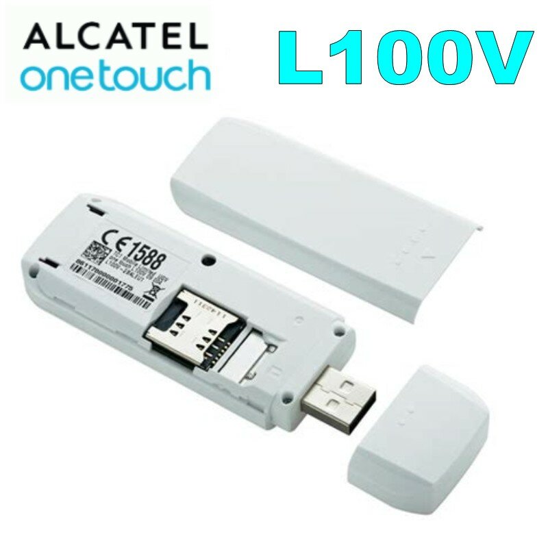 Alcatel-modem sem fio Hsdpa Modem, desbloqueado, 100mbps, 3G, 4G, L100V