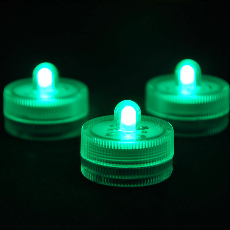 3000 pcs/lot Waterproof Underwater Battery Powered Submersible LED Tea Lights Candle for led party FREE SHIPPING