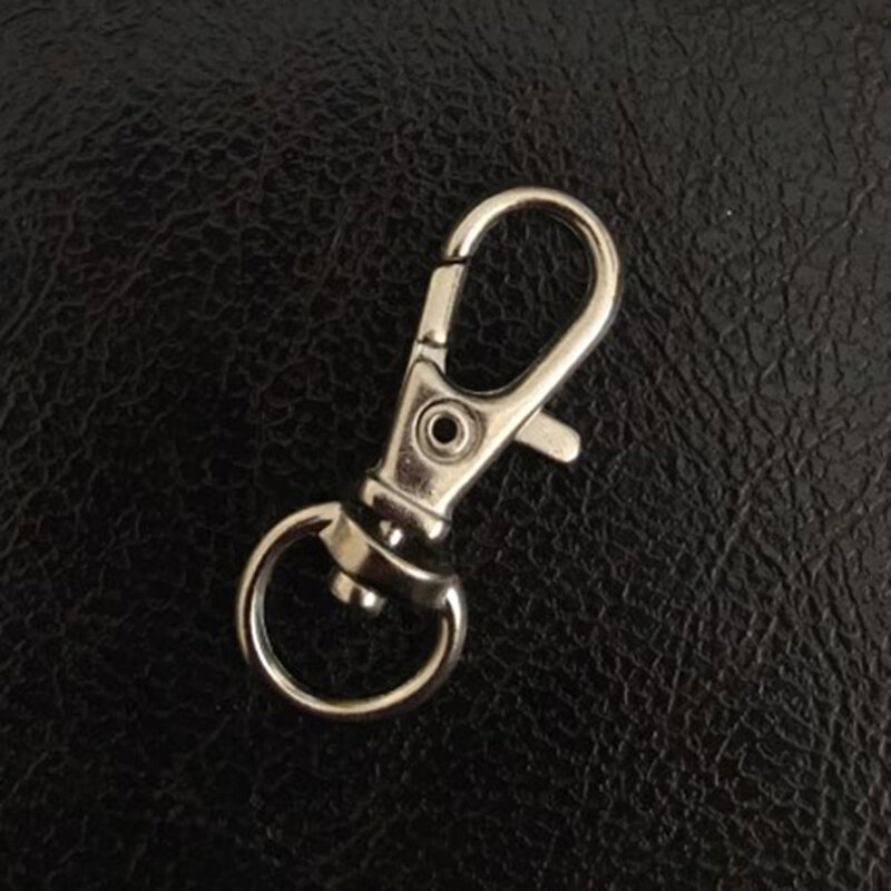 20 ชิ้นสแตนเลสพวงกุญแจหมุนได้พวงกุญแจหมุนกุ้งก้ามกรามพวงกุญแจโลหะพวงกุญแจสำหรับกุญแจกระเป๋า Charm อุปกรณ์เสริม