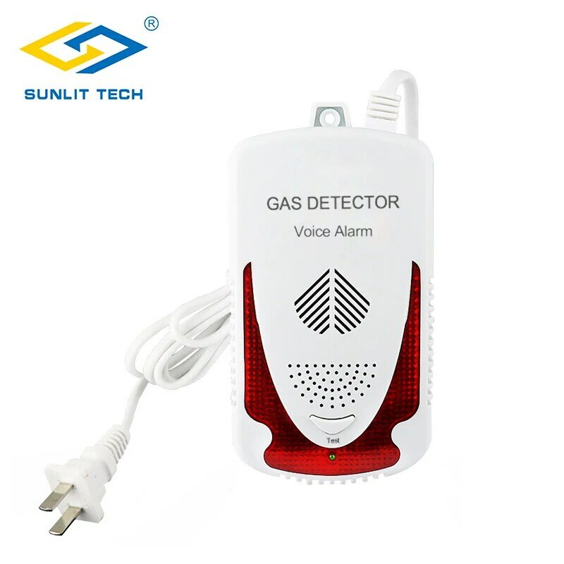 Detektor Kebocoran Gas Czujnik Gazu Ziemnego Detektor Gazu Ziemnego Lpg Detektor De Gas untuk Perlindungan Keamanan Smarthome