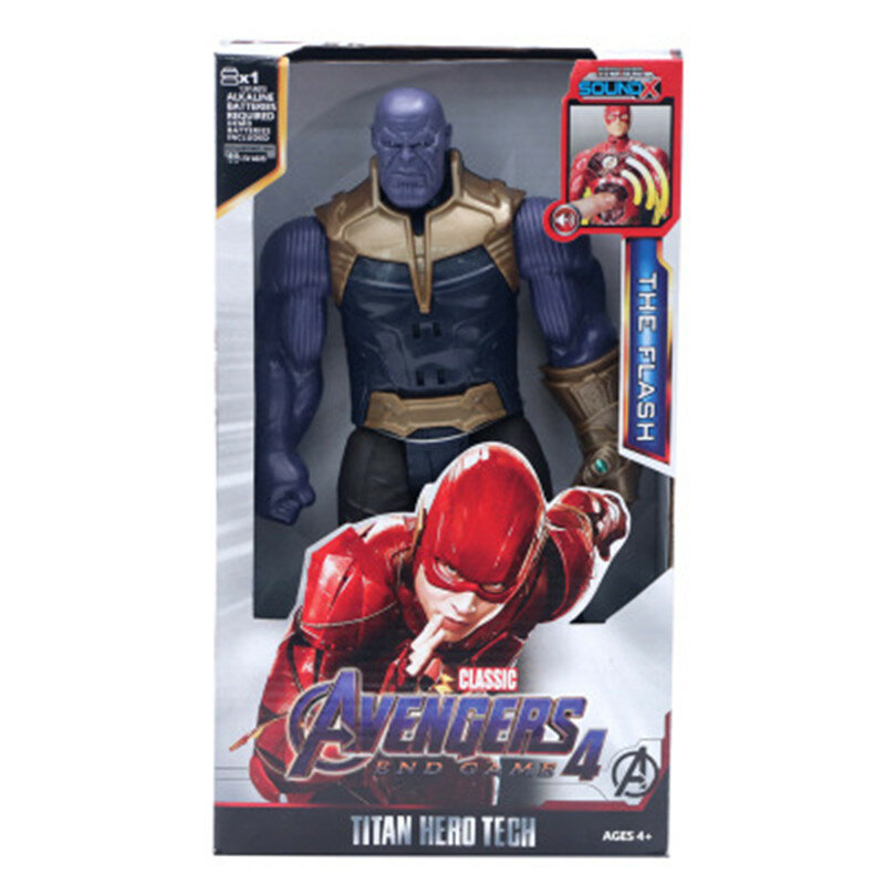 Super Héros Marvel Avengers Thanos Noir Panthère Captain America Thor Iron Man Spiderman Hulkbuster Hulk Figurine 12 "30 cm