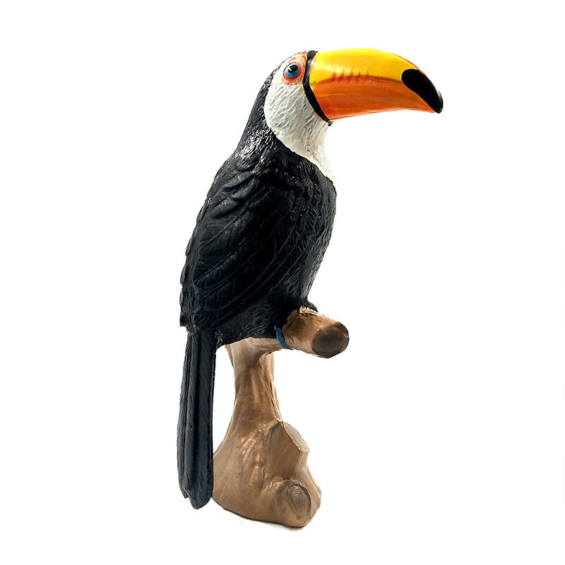 DIY Simulation Toucan Cockatoo Animal Model Bird Parrot Figurine home decor miniature fairy garden decoration accessories modern