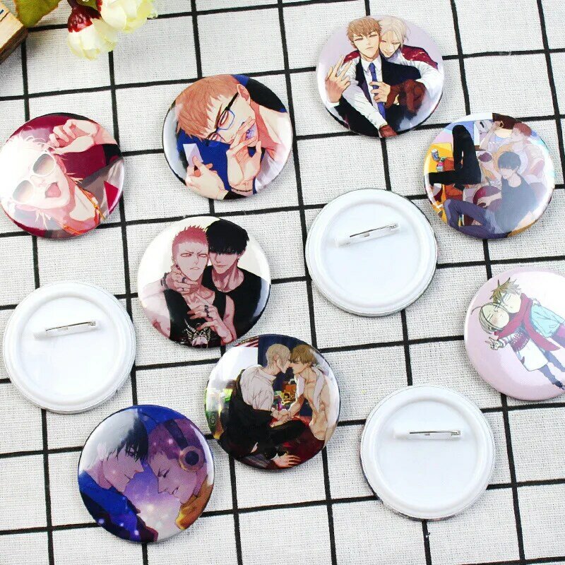 19 dagen Anime Karakters Modellering Broche Pins Broches Ronde Blik Badge Voor Fans Gift Kinderen Speelgoed