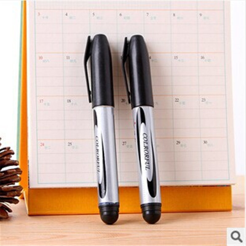 C202 cor indelével marca caneta caneta marca preta assinatura colorida atacado granel marca de óleo artigos de papelaria material de escritório para estudantes