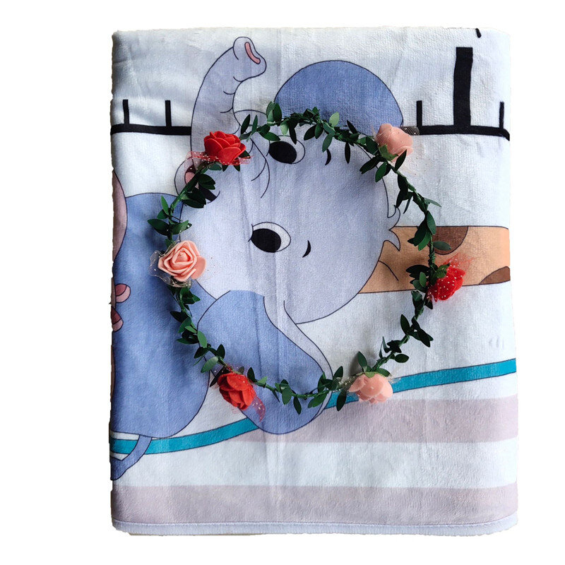 Accessoires de photographie pour nouveau-nés | Couverture d'emballement pour bébés, literie, dessin animé, jalon mensuelle