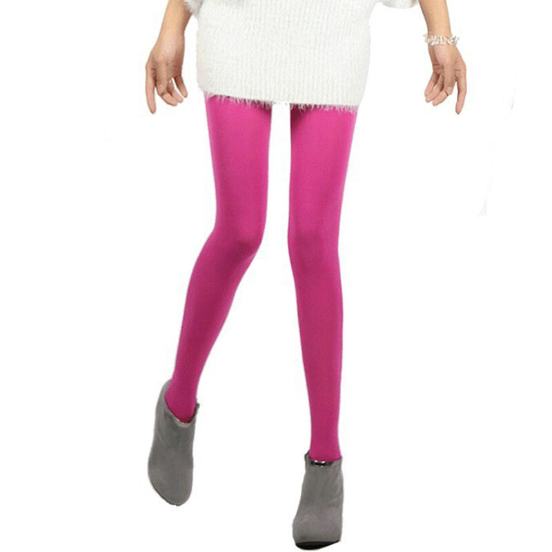 Meia-calça feminina apertada para primavera e outono, 120, denier, veludo, cor de doces, perna fina, feminina