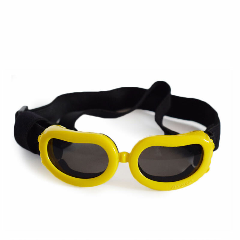 Einstellbare Haustier Hund Katze Sonnenbrille Brille Wasserdicht Winddicht Auge Tragen Schutz UV Sonnenbrille für Kleine Hunde Katzen 4 Farben