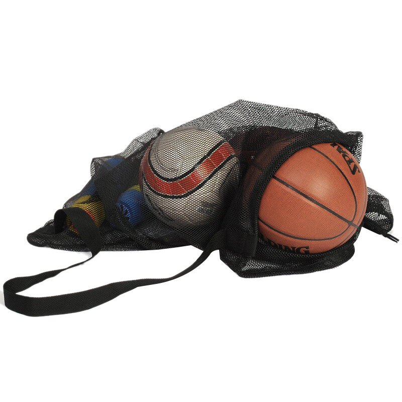 Вместительная спортивная сумка для игры в футбол, баскетбол, сумка для хранения мячей, многофункциональная спортивная сумка для сетчатый рюкзак