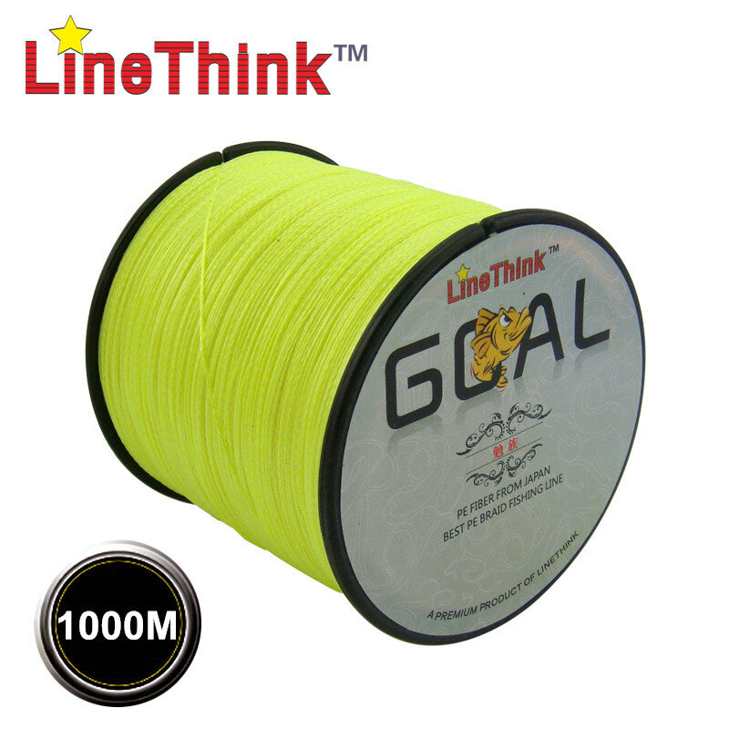 1000m Tor linethink Marke beste Qualität Multi filament pe geflochtene Angelschnur