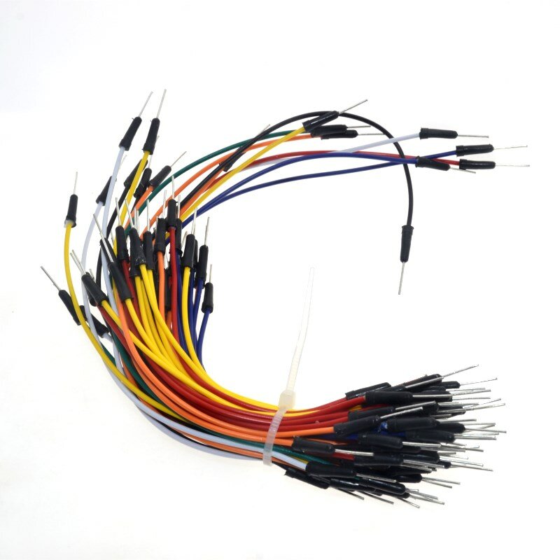 65pcs/Lot New Solderless Flexible Breadboard Jumper wires Cables Bread plate line