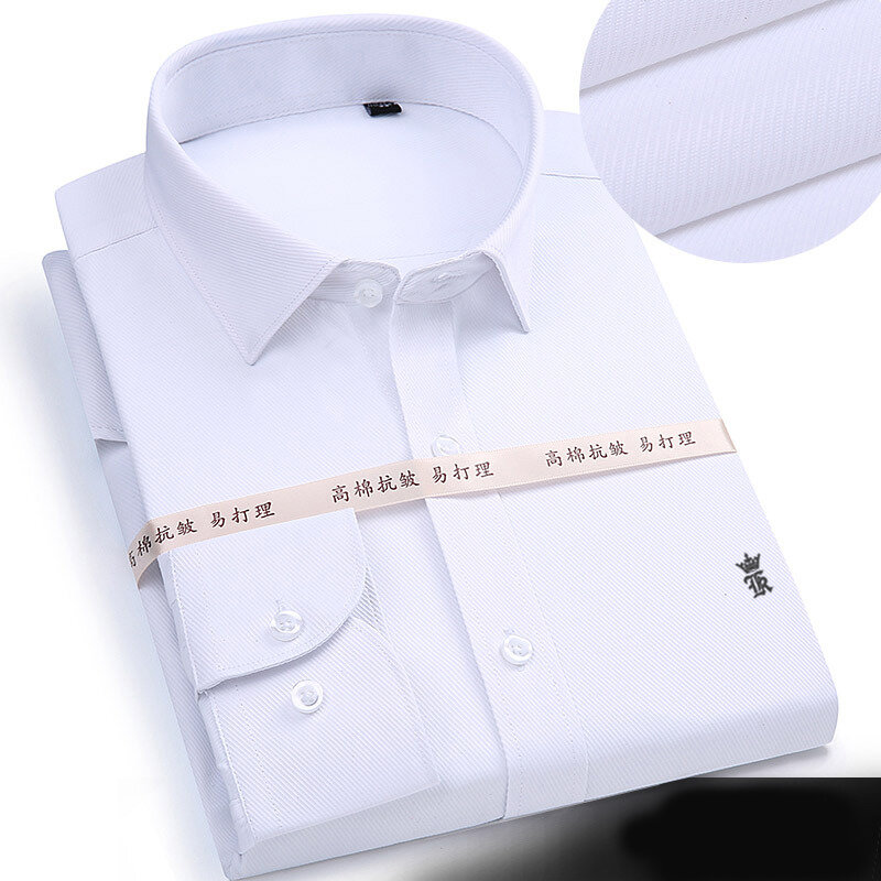 Sergiok Camisa Men Shirt Male Dress Twill Shirts Men's Casual Long Sleeve Business Formal Shirt camisa social masculina Dudalina