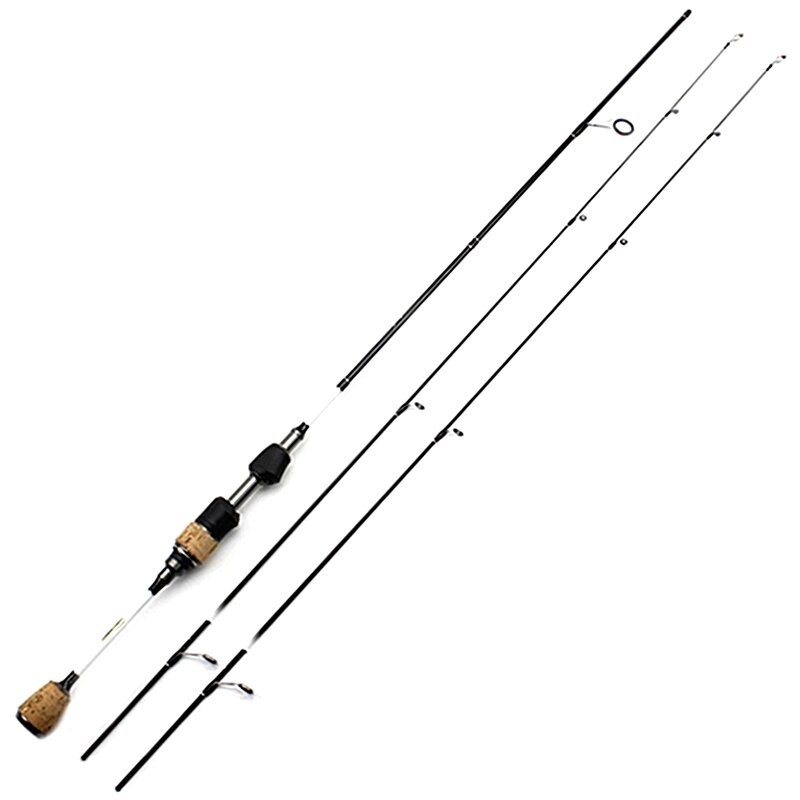 1.68m 1.8m UL carbon lure rod spinning fishing rod solid tip fast action soft fish pole double tips lure 1-6g
