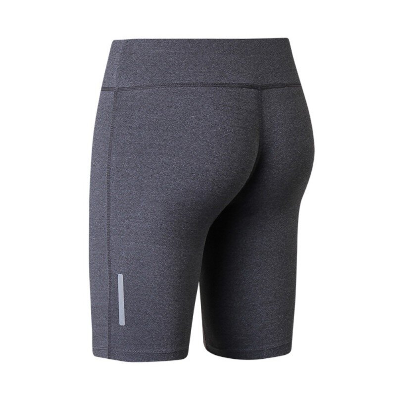 Ajuste de Compressão Apertado Noite Reflexivo das mulheres Inferior De Cintura Alta Mulheres Elásticas Apertadas Magros shorts