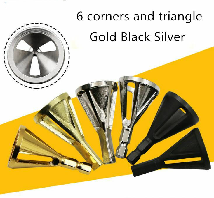 6kinds Hex Stainless Steel Durable Remove Burr External Chamfer Deburring Tool