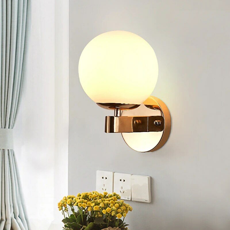 Acrylic LED Wall Light LED Indoor Lighting Light Fixture Wall Lamp For Bedside Living Room Bedroom Wall Lights AC85-265V