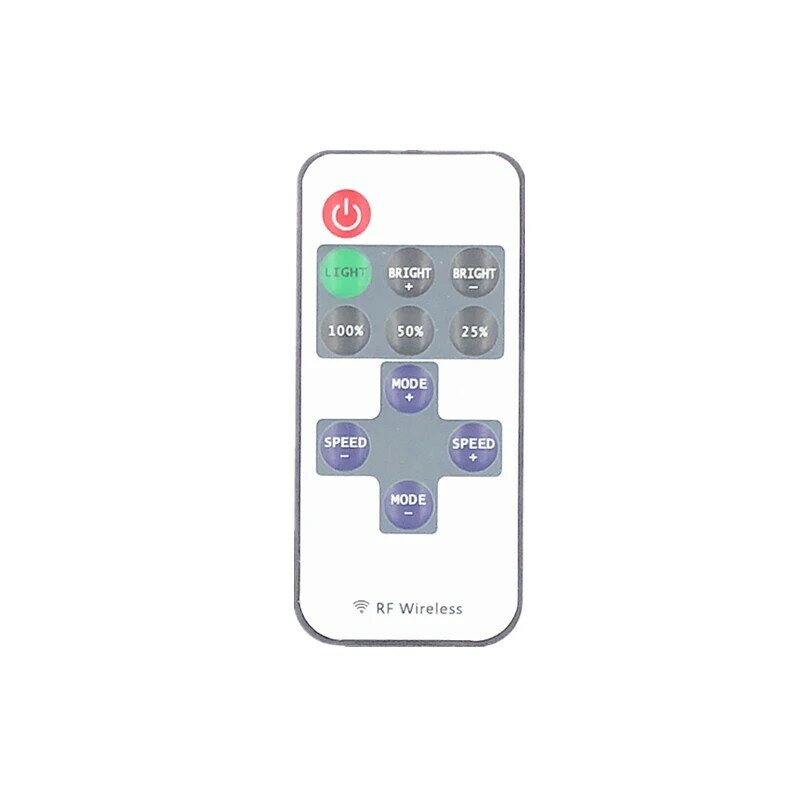 Minicontrolador remoto Led inalámbrico RF, regulador de intensidad para tira de luz de un solo Color, SMD5050/3528/5730/5630/3014, 1 unidad