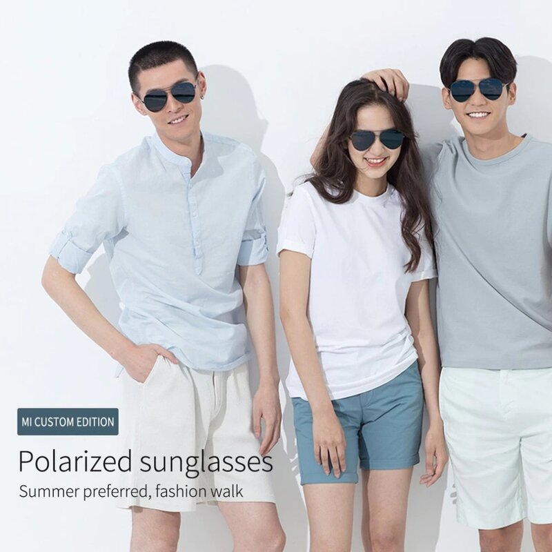 Mijia Turok Steinhardt TS brand Nylon polarized sunglasses mirror lenses glass UV400 for outdoor travel man