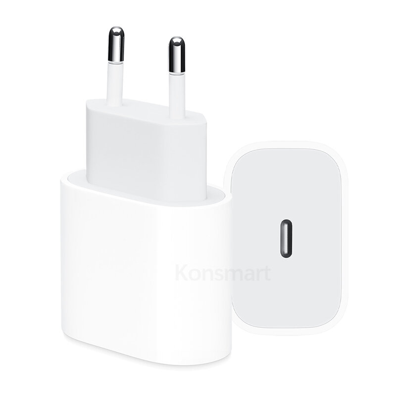 Original 18W Fast Charging PD Charger for Apple iPhone 8 Plus XR XS Max iPad Pro Genuine USB Type C Euro US Travel Power Adapter