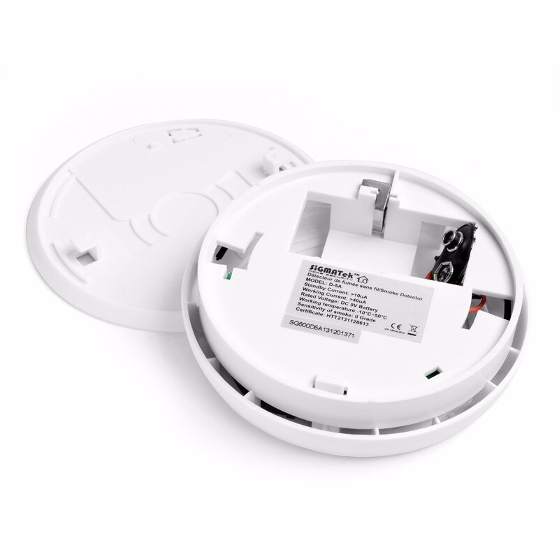 Rilevatore di fumo/incendio Wireless per Wireless per Touch tastiera pannello Wifi GSM sicurezza domestica antifurto sistema di allarme vocale