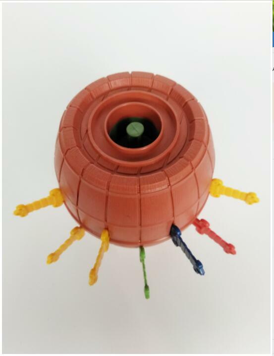 IWish-cubo pirata de juguete para niños y adultos, juguete de piratas de la suerte, Pop Up, juego intelectual para aliviar el estrés, 132mm H