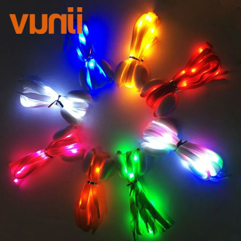 Dropshipping Led Shoelaces Light  for Children Gift Christmas Festival Party Decoration Outdoor Night Sport