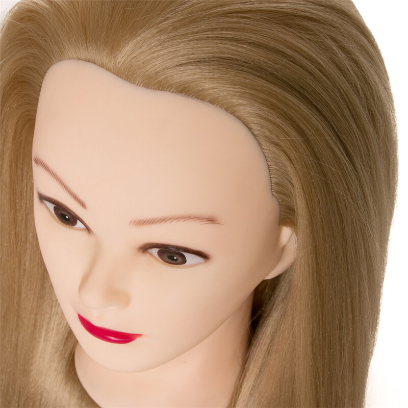 Cabeça de manequim feminino para cabeleireiro, cabeleireiro profissional, Styling Training Head, alta qualidade, 65cm
