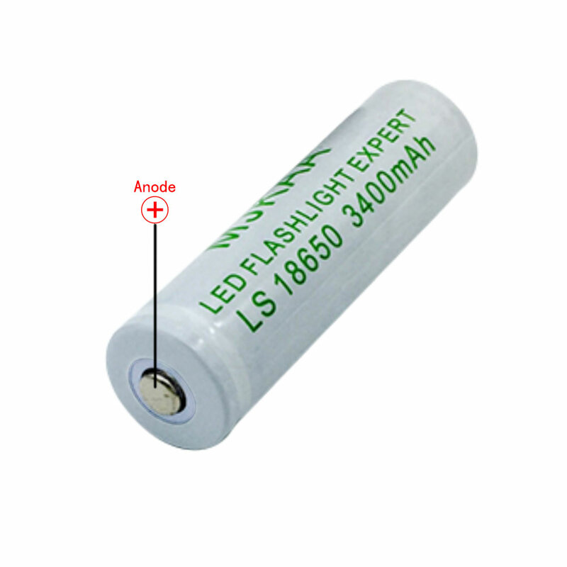 12pcs Original 18650 Battery 3.7V 3400mAh Rechargeable Li-ion battery for Led Flashlight Headlamp Player Speaker Battery 18650
